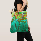 Tote Bag étang vert serein avec lilypads (De près)