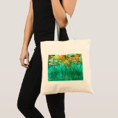 Tote Bag étang vert serein avec nénuphars (Devant (produit))