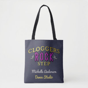 Tote Bag Étape de roche de Cloggers ajoutent le nom
