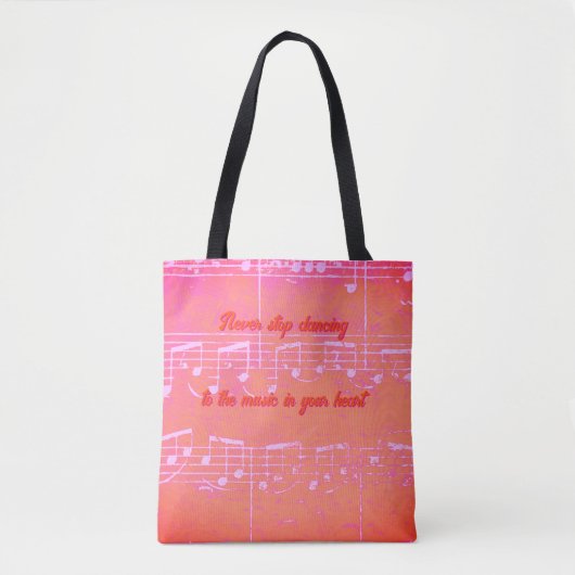 Tote Bag Étapes musicales - Mango Tango Fourre-tout (Devant)
