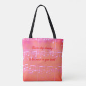 Tote Bag Étapes musicales - Mango Tango Fourre-tout (Dos)