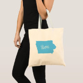 Tote Bag État De La Forme Iowa (Devant (produit))