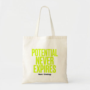 Tote Bag État d'esprit de croissance audacieux, potentiel j