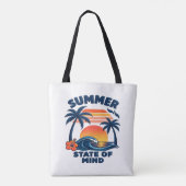 Tote Bag État d'esprit d'été (Dos)