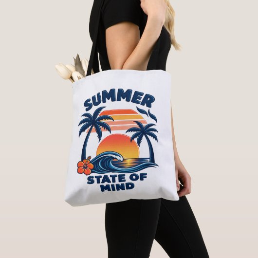 Tote Bag État d'esprit d'été (De près)