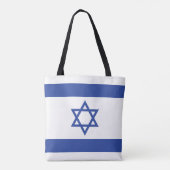 Tote Bag Etat d'Israël Drapeau, Étoile de David Juifs (Dos)