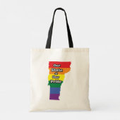 Tote Bag État gay pride | Vermont (Dos)