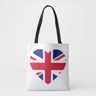 Tote Bag État Heartflag Union Jack