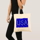 Tote Bag États-Unis-brillant (Devant (produit))
