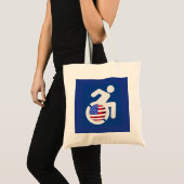 Tote Bag États-Unis handicapés (Devant (produit))