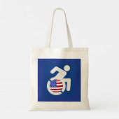 Tote Bag États-Unis handicapés (Dos)