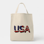 Tote Bag États-Unis superposés sur le drapeau américain gtt (Dos)