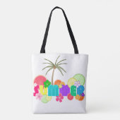 Tote Bag Été (avec palmier) (Dos)