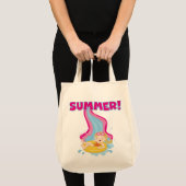 Tote Bag Été blond de fille (Devant (produit))