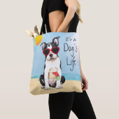 Tote Bag Été Boston Terrier (De près)