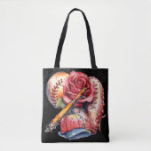 Tote Bag Été de softball (Devant)