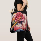 Tote Bag Été de softball (De près)