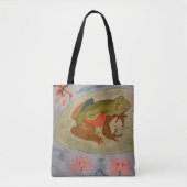 Tote Bag Été Étang de grenouilles (Devant)