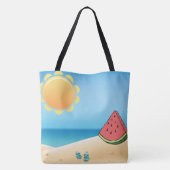 Tote Bag été heureux (Dos)