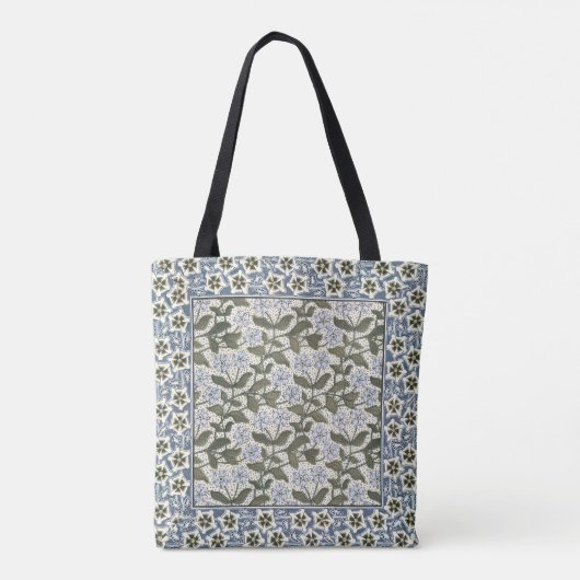 Tote Bag Été Périwinkel Fleur Plutôt Élégant Floral (Dos)