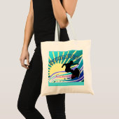 Tote Bag Été Surf Fun Thunder_Cove (Devant (produit))