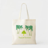 Tote Bag Été Tropical (Devant)