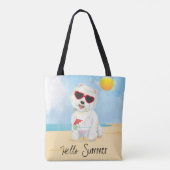 Tote Bag Été Westie (Dos)