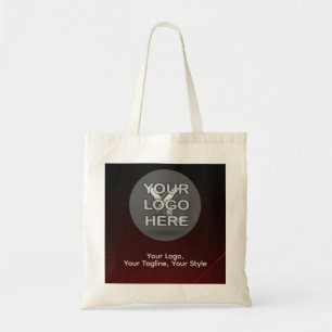 Tote Bag Éteins-toi avec audace : Custom Red & Black Reusab