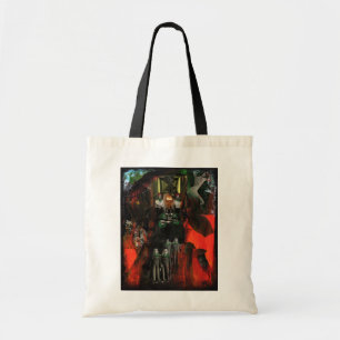 Tote Bag Eternal Flame Fire Twins Surrealist Collage Art