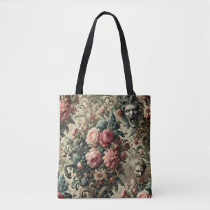 Tote Bag Eternité de Souvent Assez - Gothique Floral Design