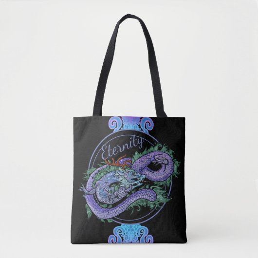 Tote Bag Eternité du dragon oriental (Devant)