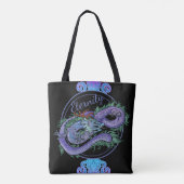 Tote Bag Eternité du dragon oriental (Dos)