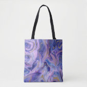 Tote Bag Ethereal Cotton Candy Marble Aquarelle Imaginaire (Devant)