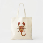 Tote Bag Ethnic Floral Scorpion (Devant)