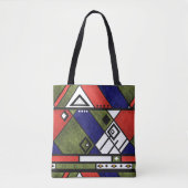 Tote Bag Ethno africain sans couture traditionnelle motif (Devant)