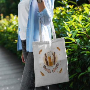 Tote Bag Étiquette de bouteille de bière