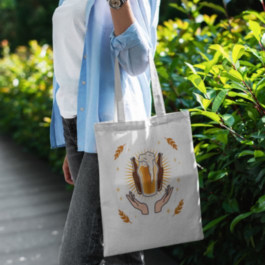 Tote Bag Étiquette de bouteille de bière