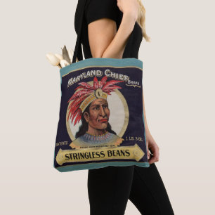Tote Bag étiquette de haricots sans chaîne dans le Maryland