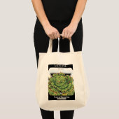 Tote Bag Étiquette de paquets de graines de laitue (Devant (produit))