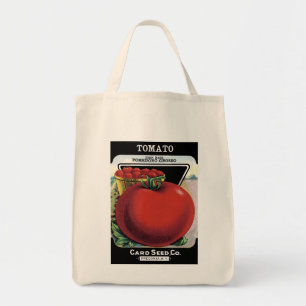 Tote Bag Étiquette de paquets de graines de tomate