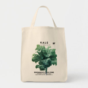 Tote Bag Étiquette de paquets Kale Seed