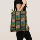 Tote Bag Étiquette de parfum floral victorien (De près)