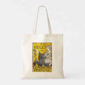 TOTE BAG ÉTIQUETTE DE PARFUM VIO-VIOLET