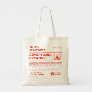 Tote Bag Étiquette de soin de conception graphique Kean MGC
