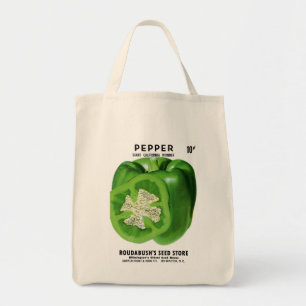 Tote Bag Étiquette Pepper Seed Packet