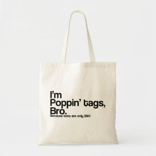Tote Bag Étiquettes Poppin' Bro