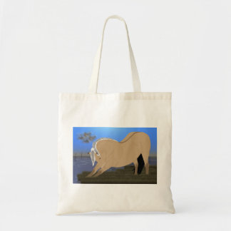 Tote Bag Étirage norvégien de cheval de fjord
