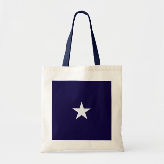 Tote Bag étoile blanche (Devant)