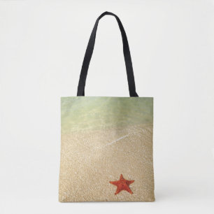 Tote Bag Étoile de mer rouge de coussin Trinidad, Cuba