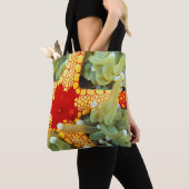 Tote Bag Étoile de mer rouge et jaune (De près)